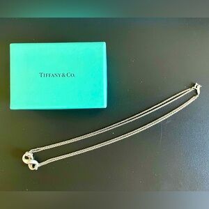 Tiffany & Co. Silver Infinity Necklace